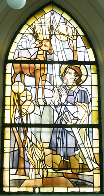Glasfenster St. Hubert